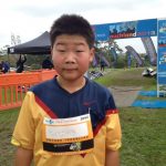 One of his first 10k races, aged 13