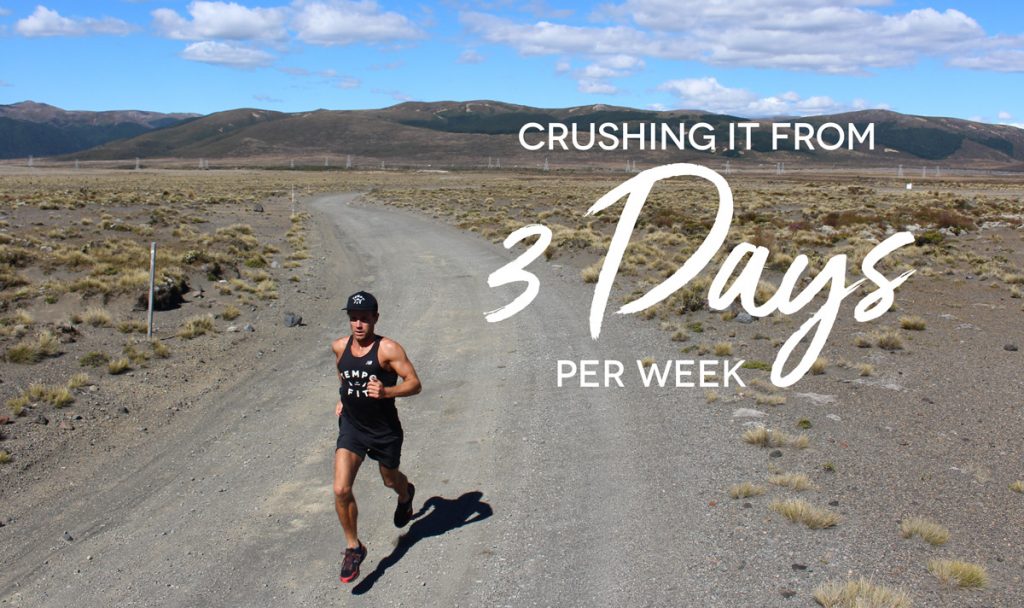 Crushing it from only three runs per week TempoFit