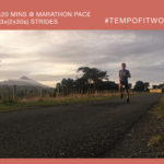 Workout of the Week: 026 - 2x20mins Marathon Pace + Strides